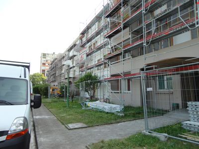 Termites dans les étages, passés par les doublages extérieurs